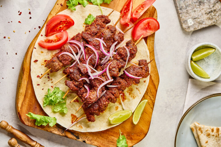 Nigerian Suya (Spicy Peanut Beef Kabobs)