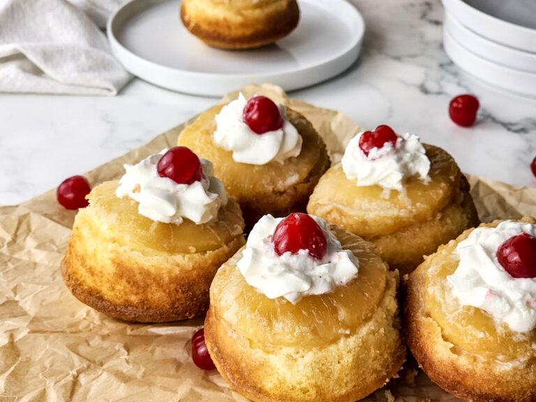 Mini Pineapple Upside Down Cakes