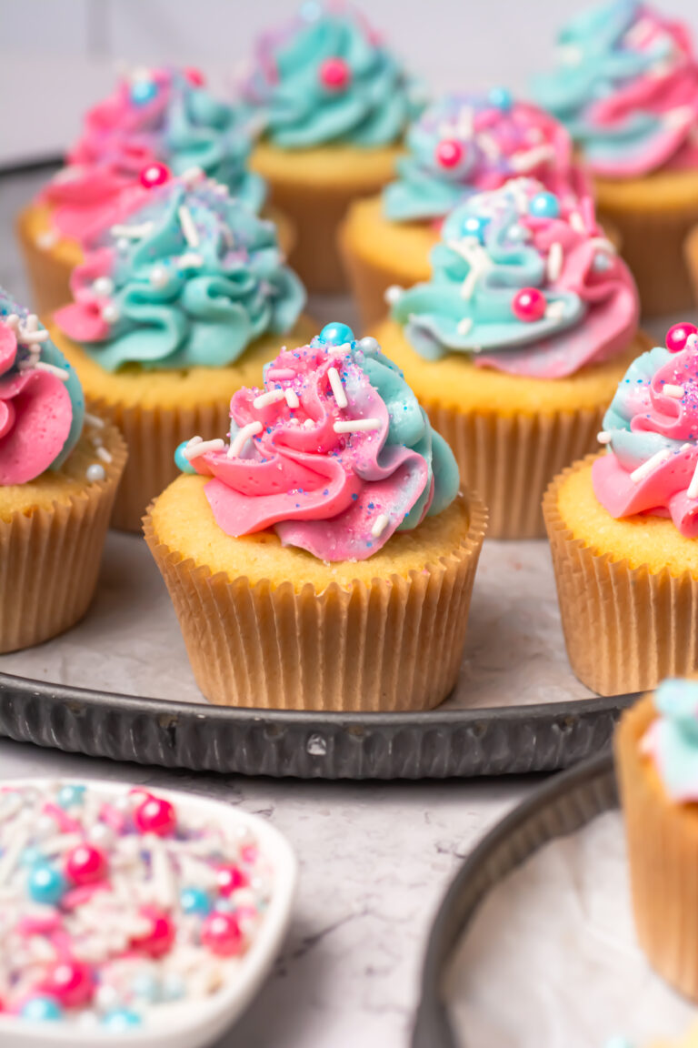 Gender Reveal Cupcakes