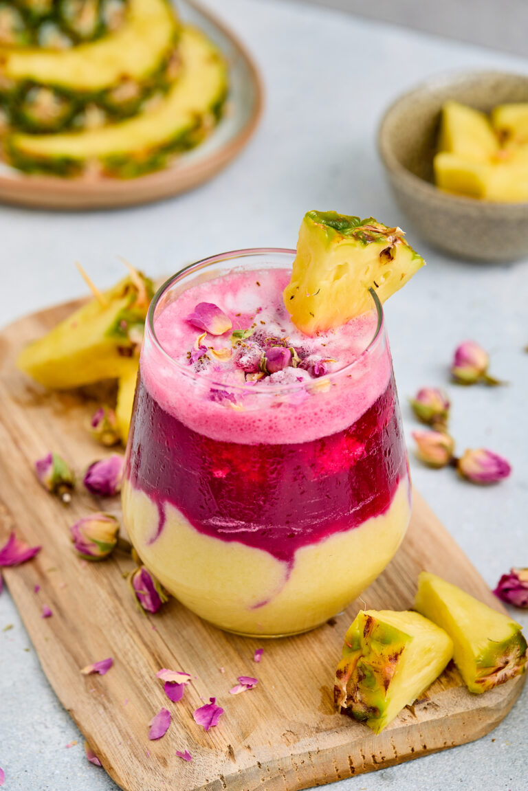 Tropical Hibiscus Pineapple Smoothie