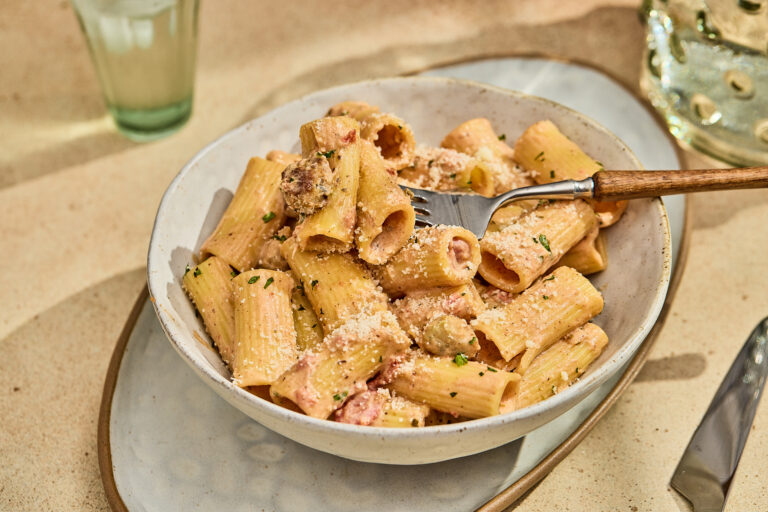 Easy Creamy Sausage Rigatoni Recipe