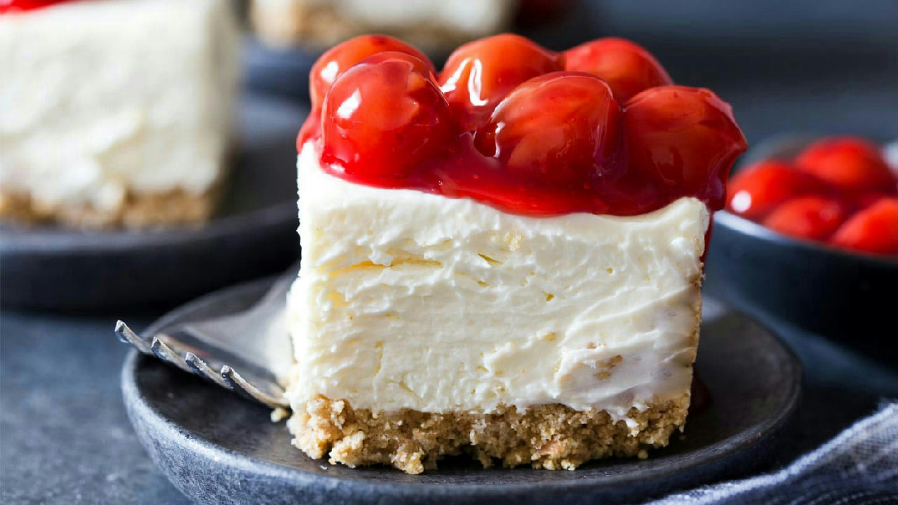 No Bake Cheesecake Bars