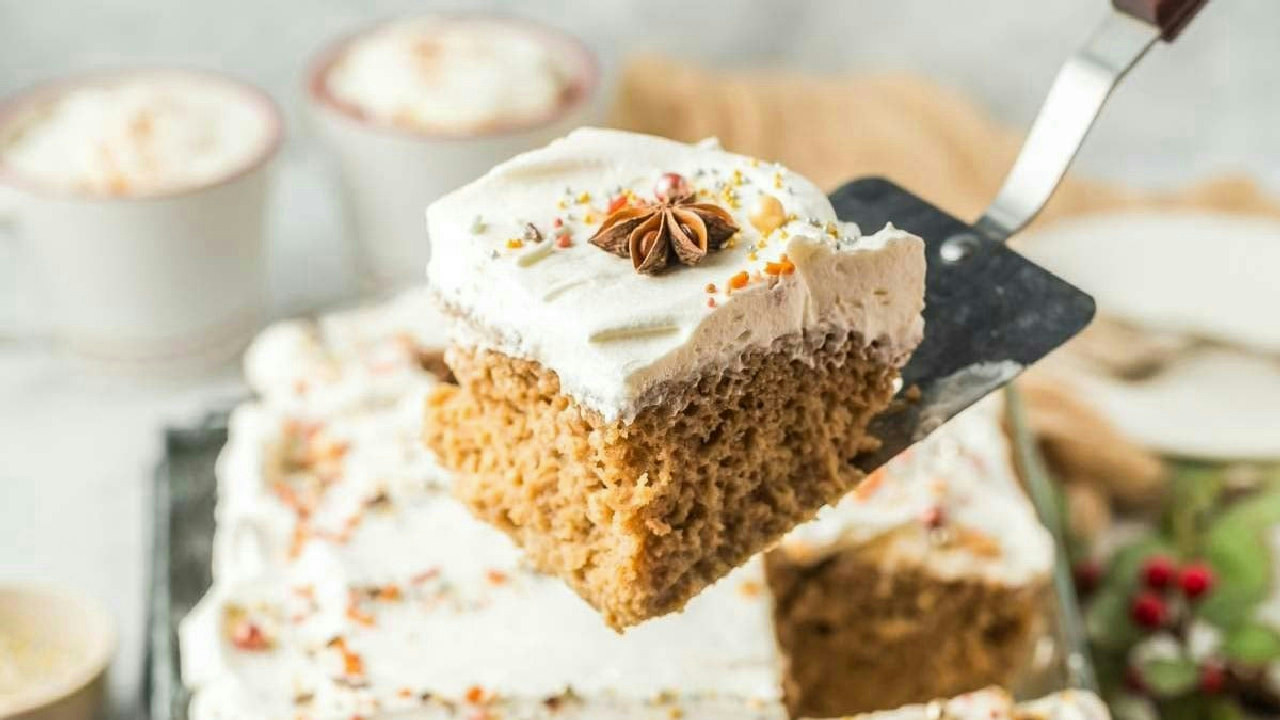 Eggnog Tres Leches Cake