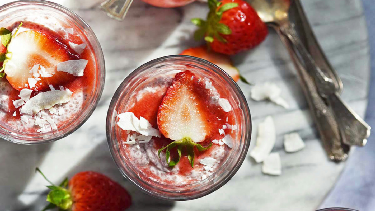 Strawberry Chia Pudding Recipe