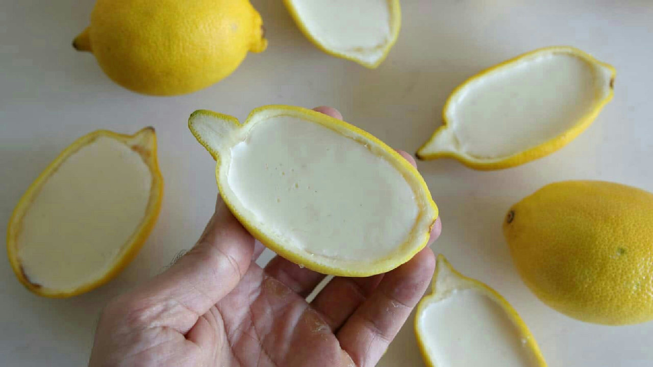 Easy 3-Ingredient Lemon Posset in a Lemon Shell The Cooking Foodie