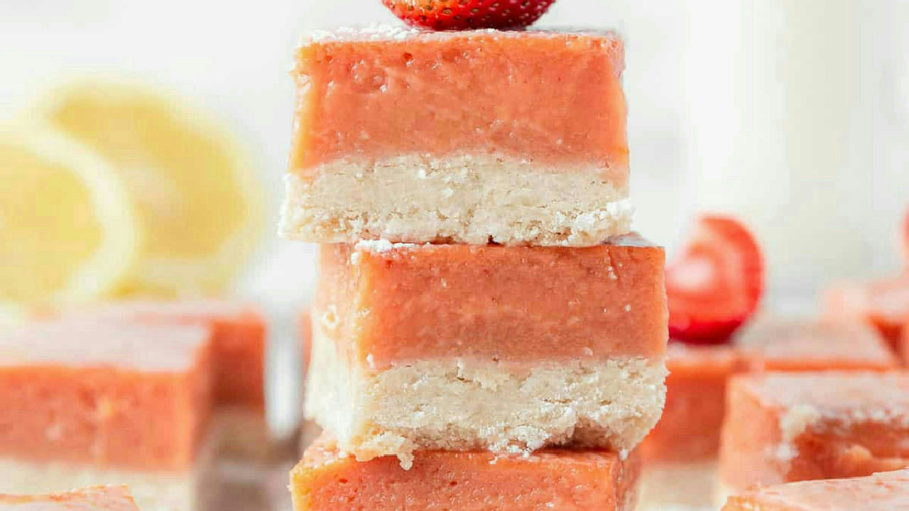 Strawberry Lemonade Bars
