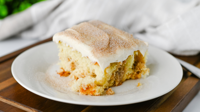 Cinnamon Poke Cake