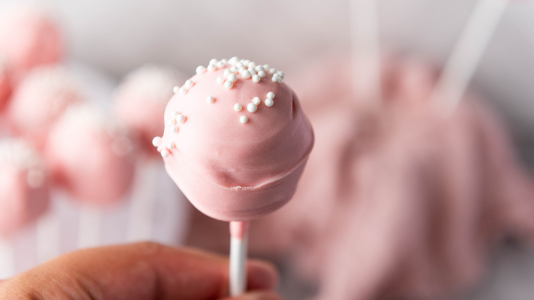 Pink Vanilla Cake Pops