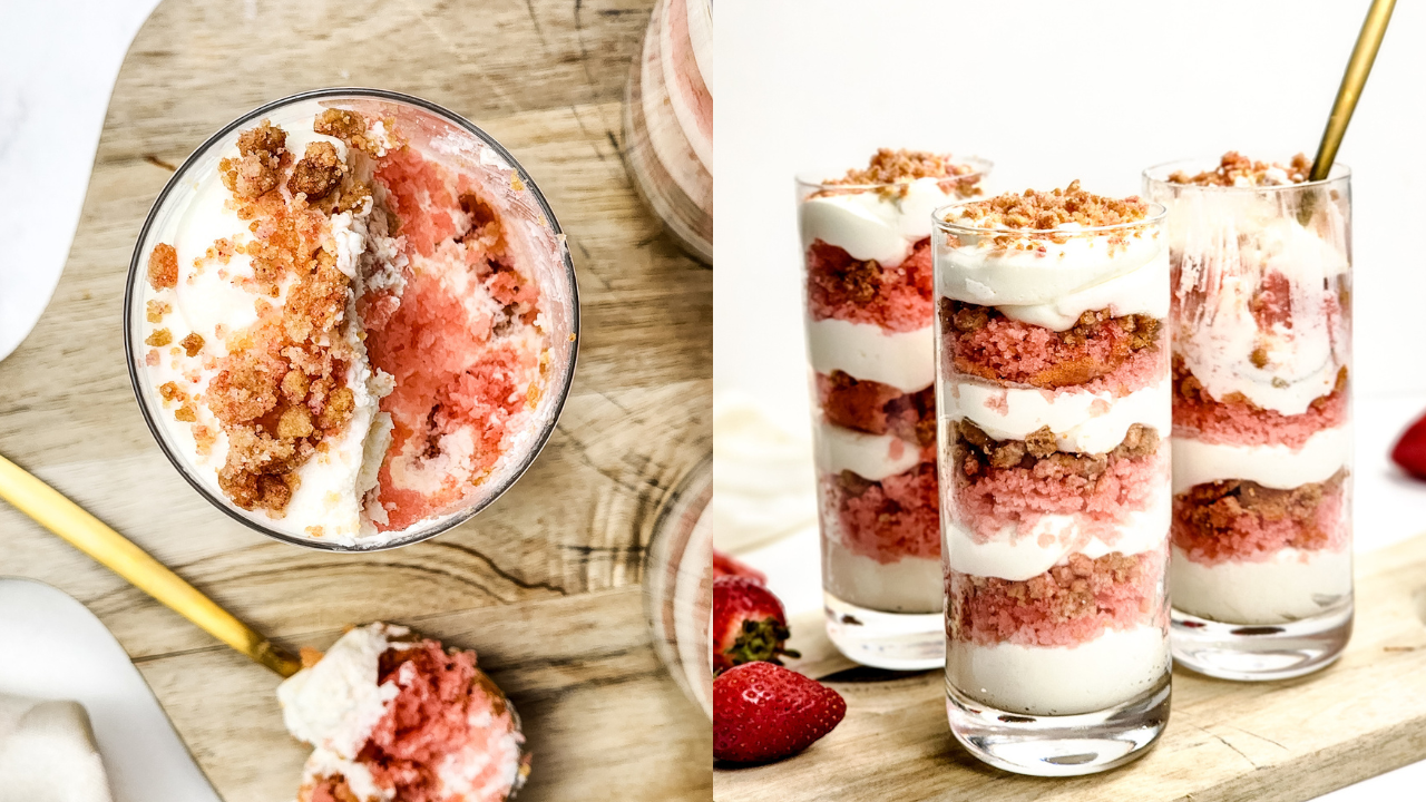 Strawberry Crunch Parfait