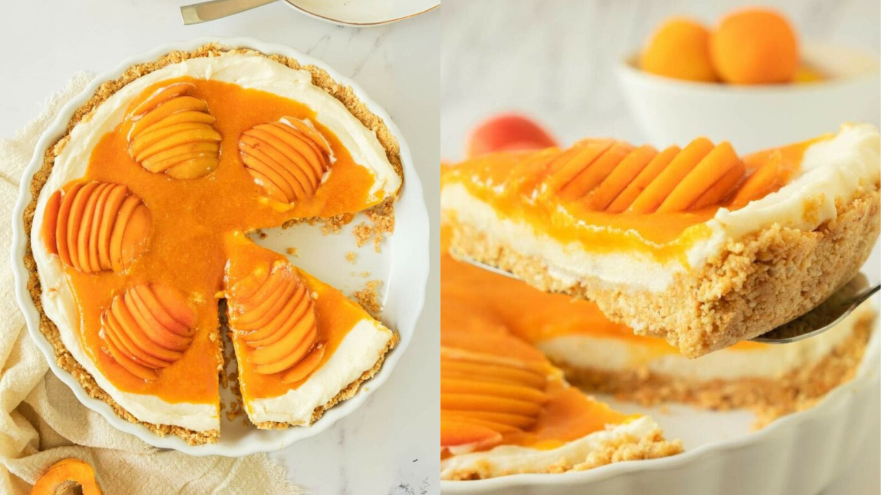 Apricot Cheesecake Tart