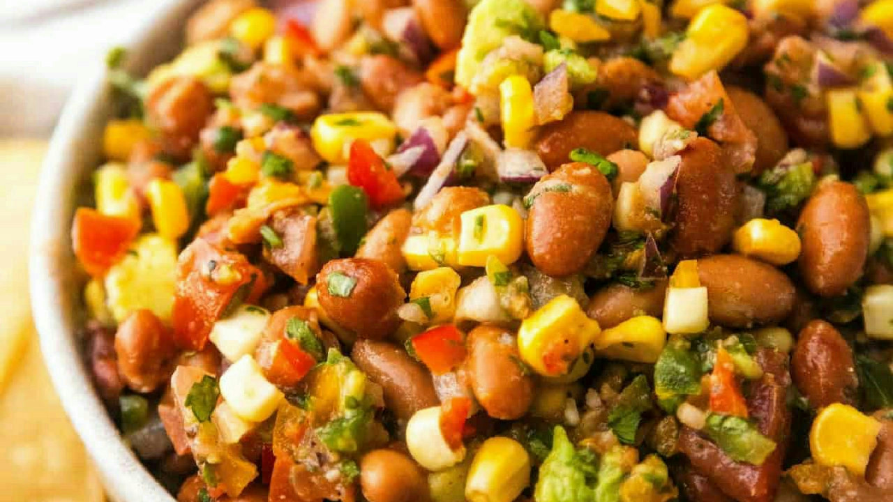 Pinto Bean Salad with Corn, Lime, & Jalapeño