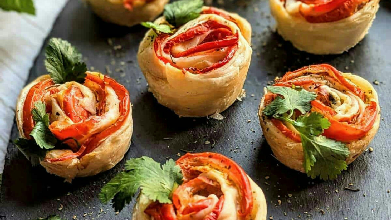 Puff Pastry Tomato Roses