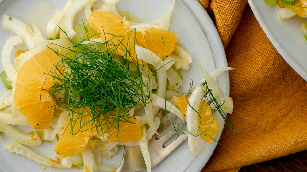 Fennel & Orange Salad with Citrus Vinaigrette