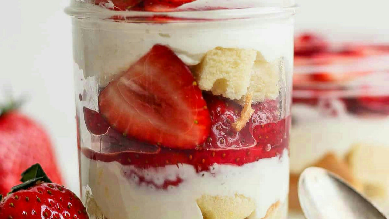 Strawberry Shortcake Parfait