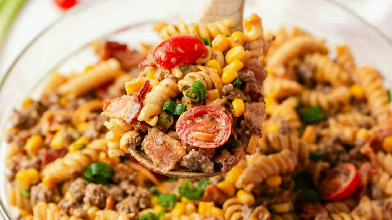 The Only Pasta Salad Cowboys Would Approve Of