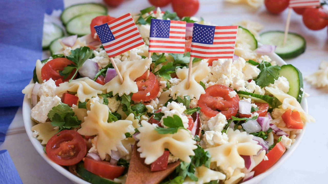4th of July Pasta Salad