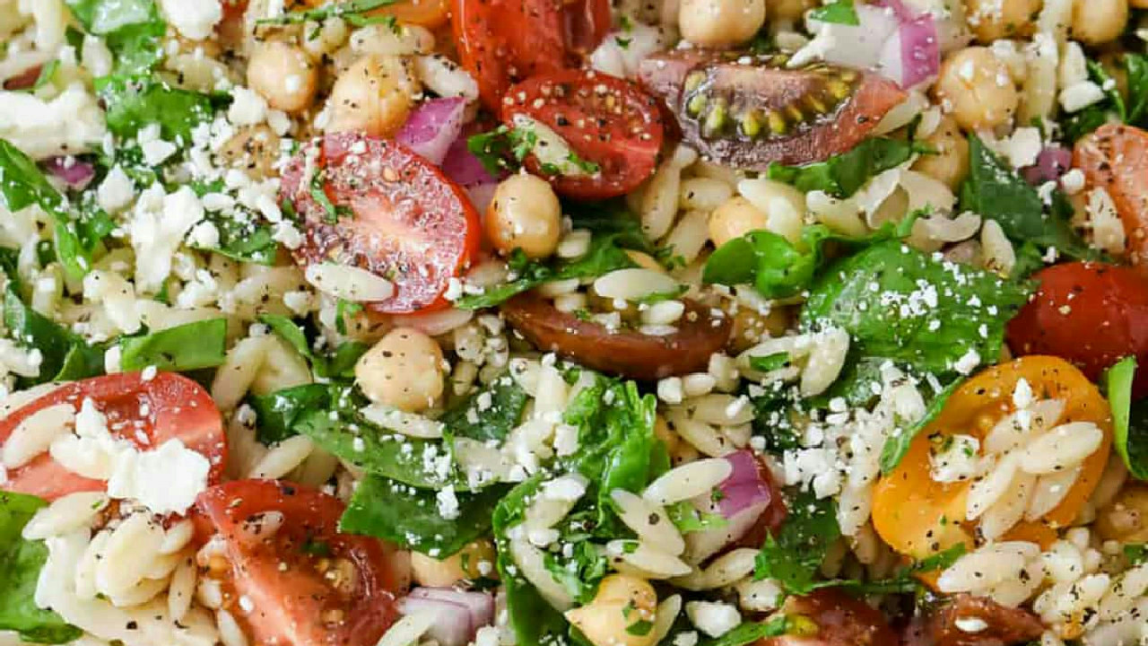 Easy Orzo Pasta Salad