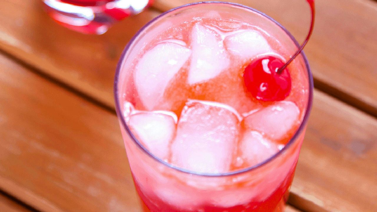 Easy Shirley Temple Mocktail