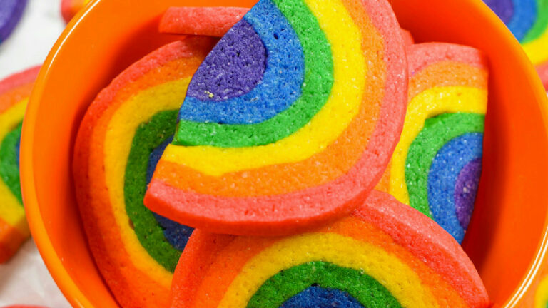 Bite Sized Colourful Desserts