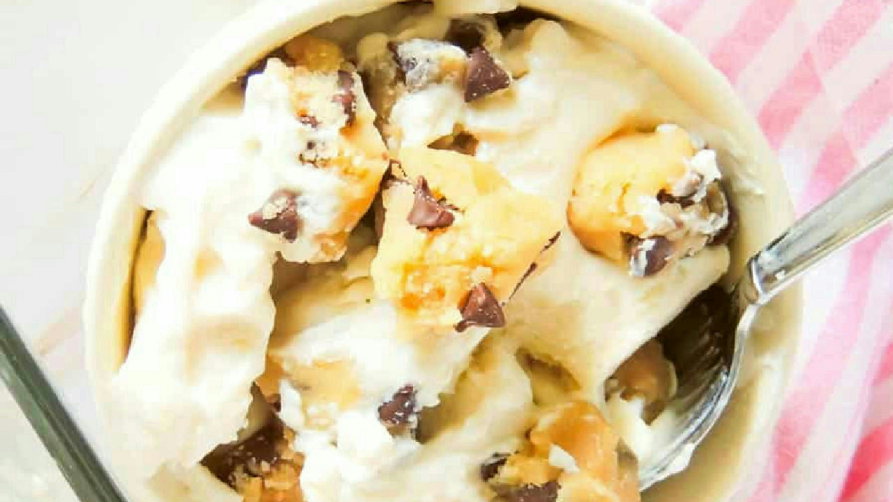 Cottage Cheese Cookie Dough Ice Cream