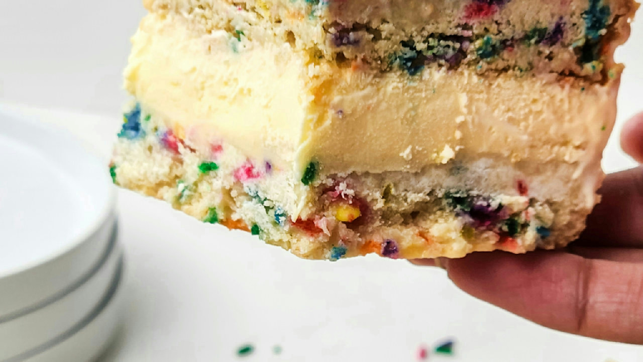 Funfetti Ice Cream Sandwiches