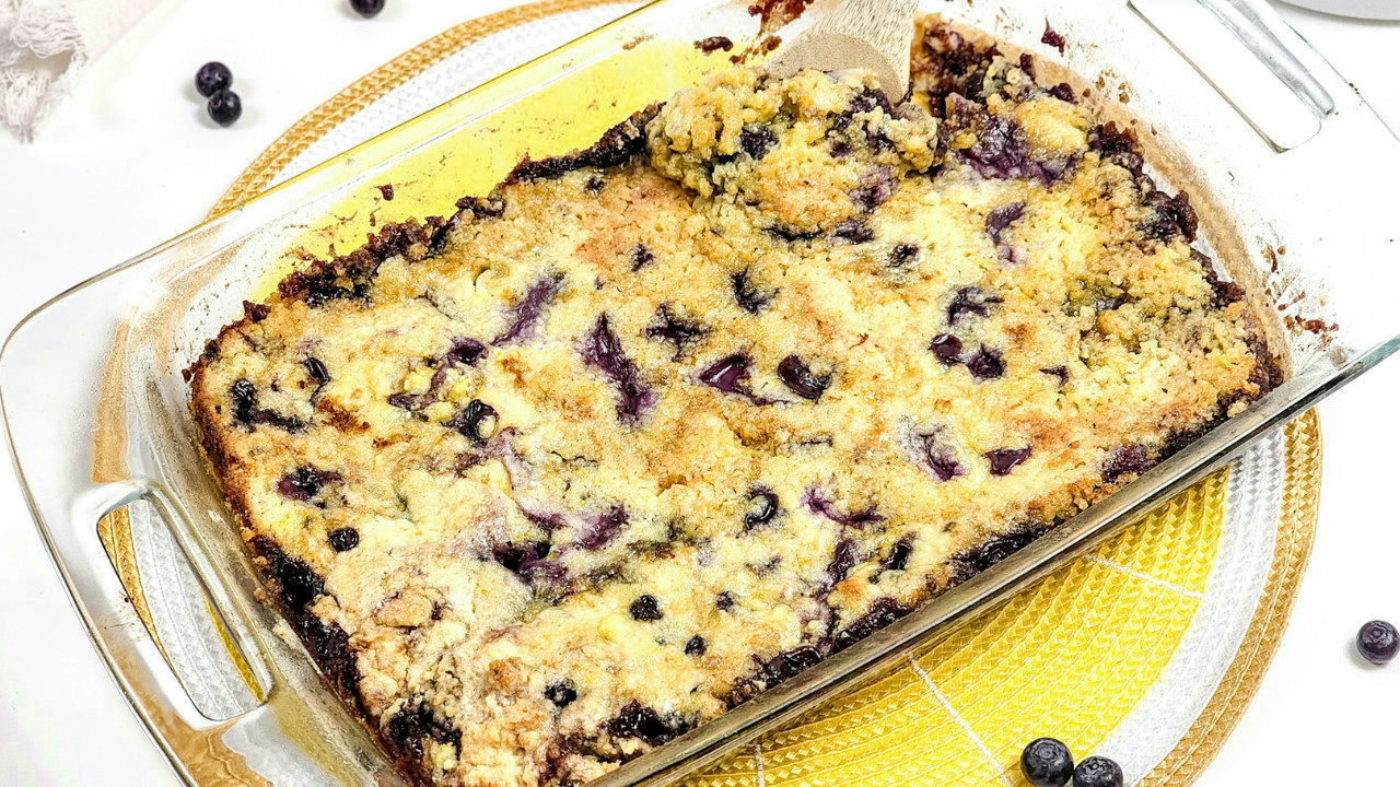 Lemon Blueberry Dump Cake