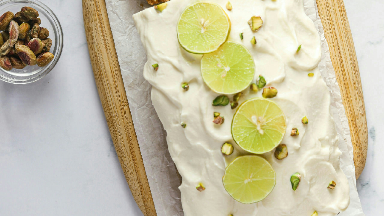 Lemon Matcha Marble Loaf