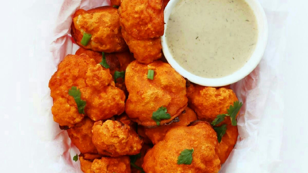 Vegan Buffalo Cauliflower Wings (Gluten Free)