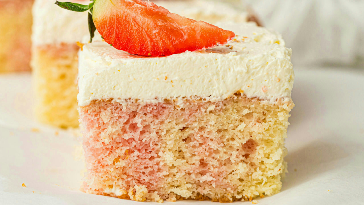 Strawberry Poke Cake