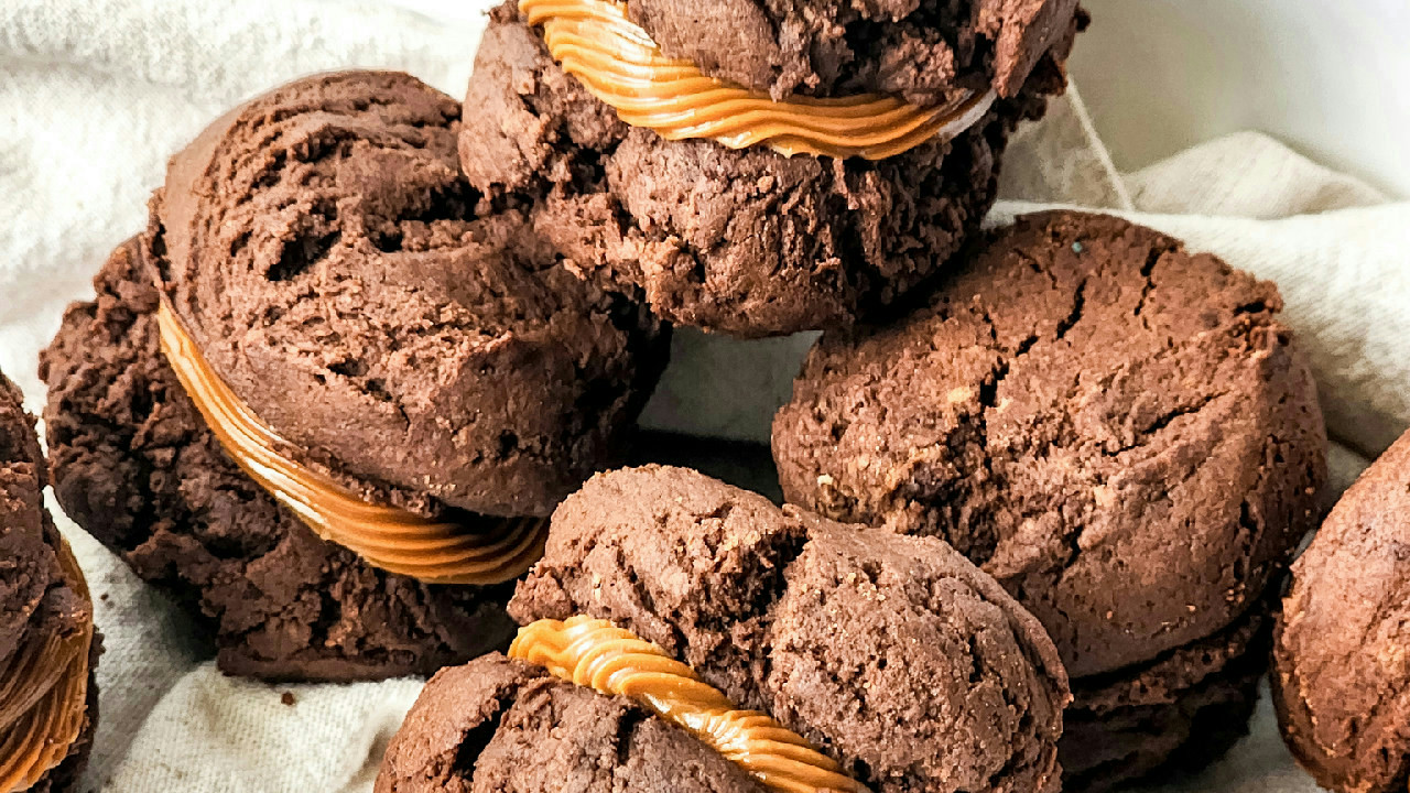 Dulce de Leche Mocha Cookies