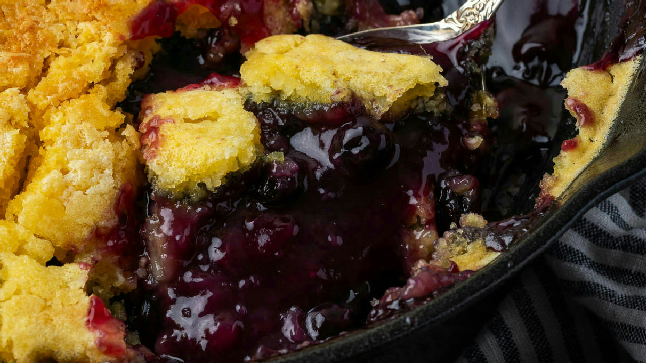 Lemon Blueberry Dump Cake