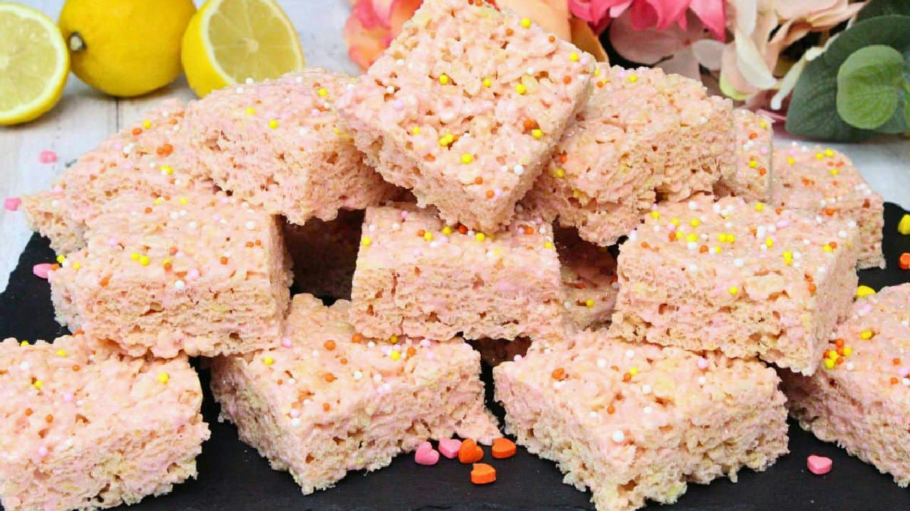 Pink Rice Krispie Treats