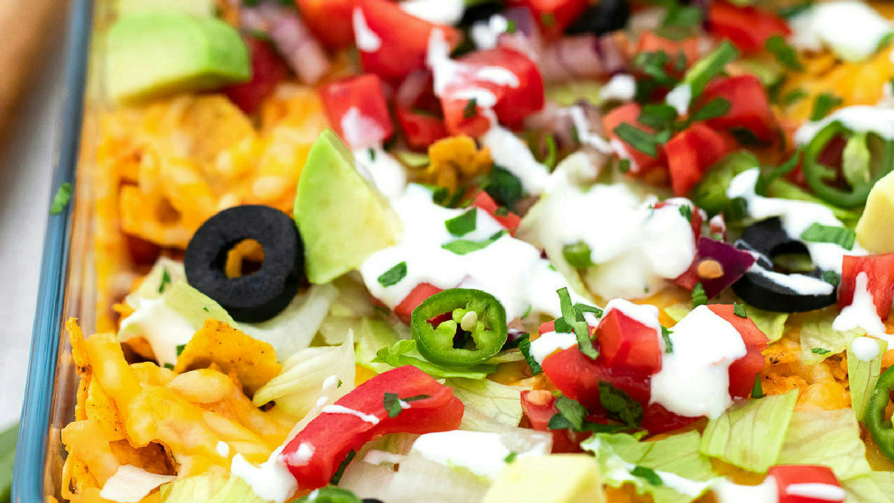 Walking Taco Casserole