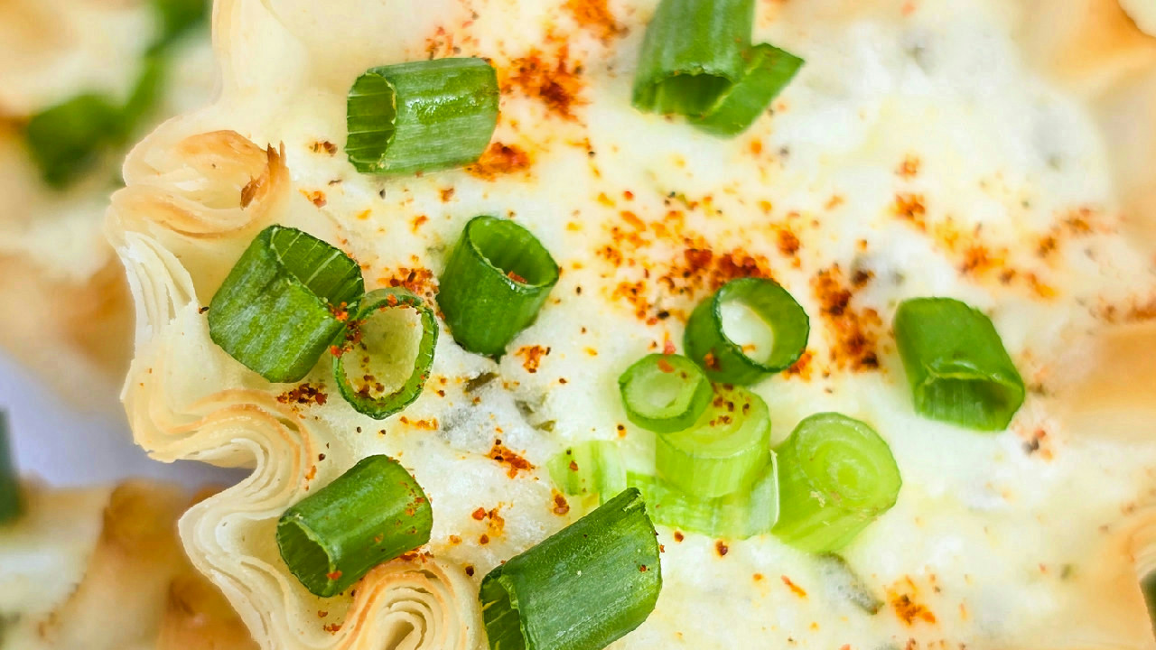 Ridiculously Easy, Garlic Feta Phyllo Bites