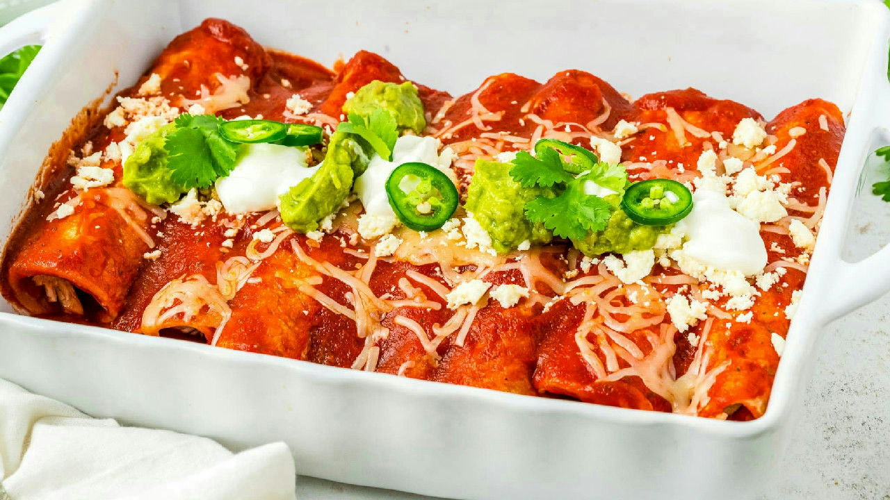 Mexican Chicken Enchiladas Rancheras Recipe