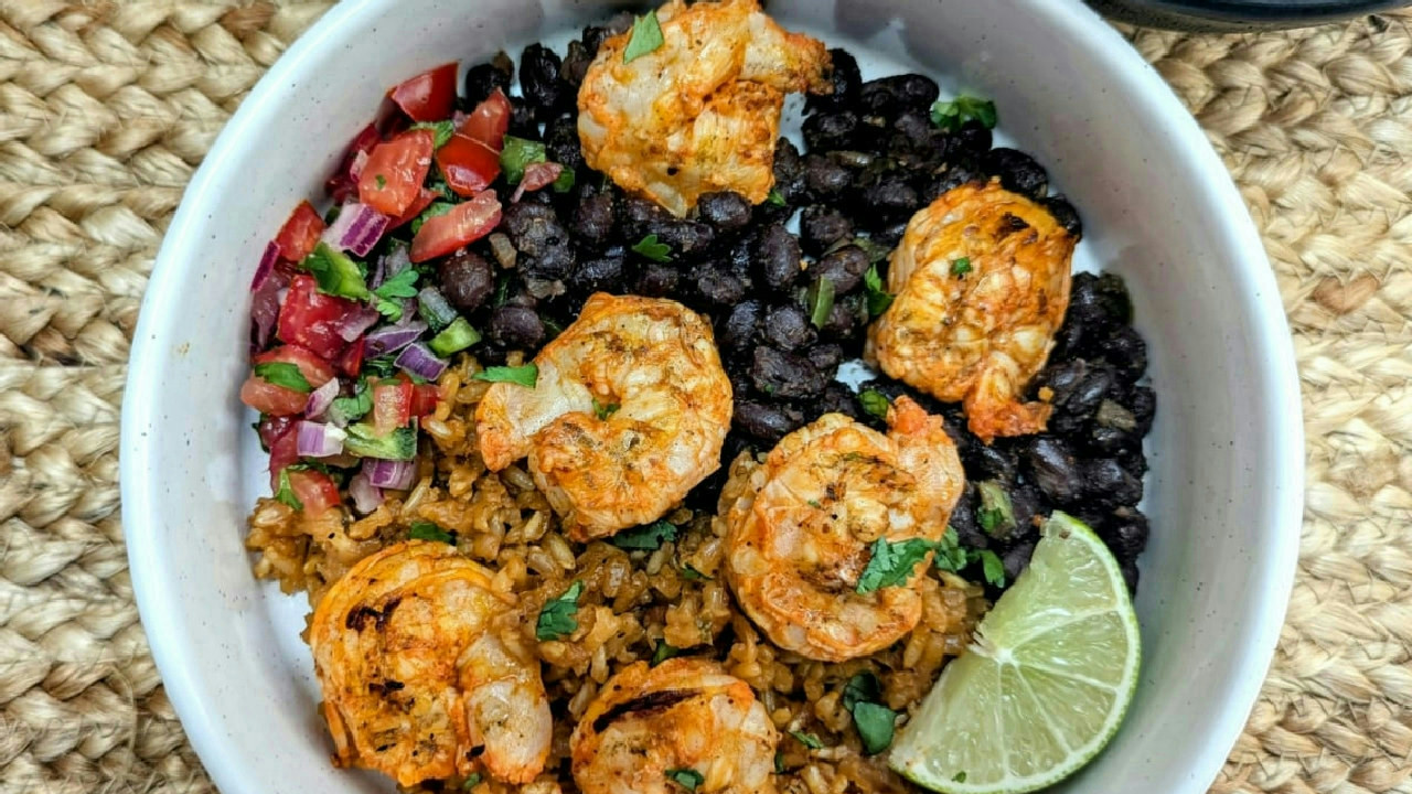 Achiote Shrimp Skewers