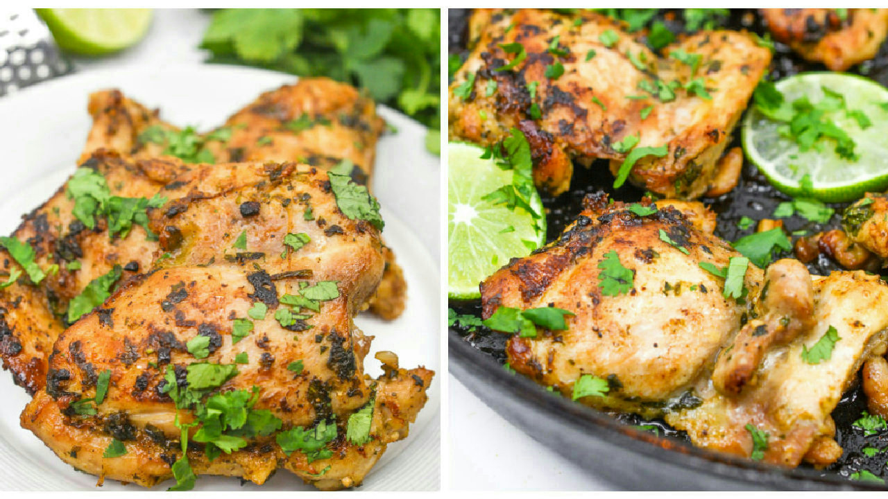 Cilantro Lime Chicken (Keto, Gluten-Free)