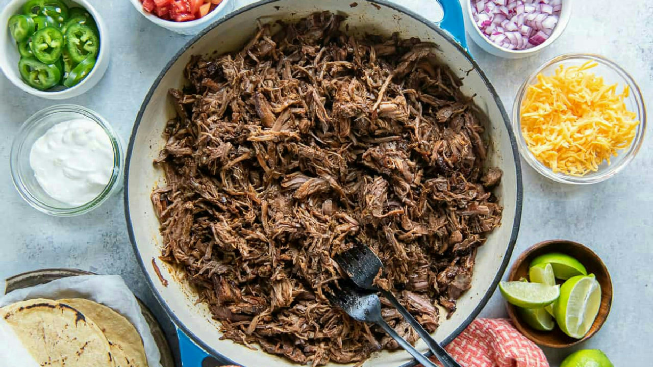 Mexican Shredded Beef (Oven or Slow Cooker)