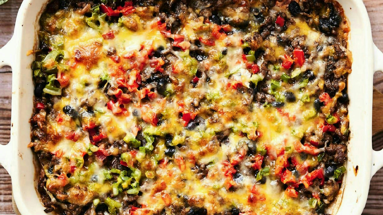 Creamy Burrito Casserole