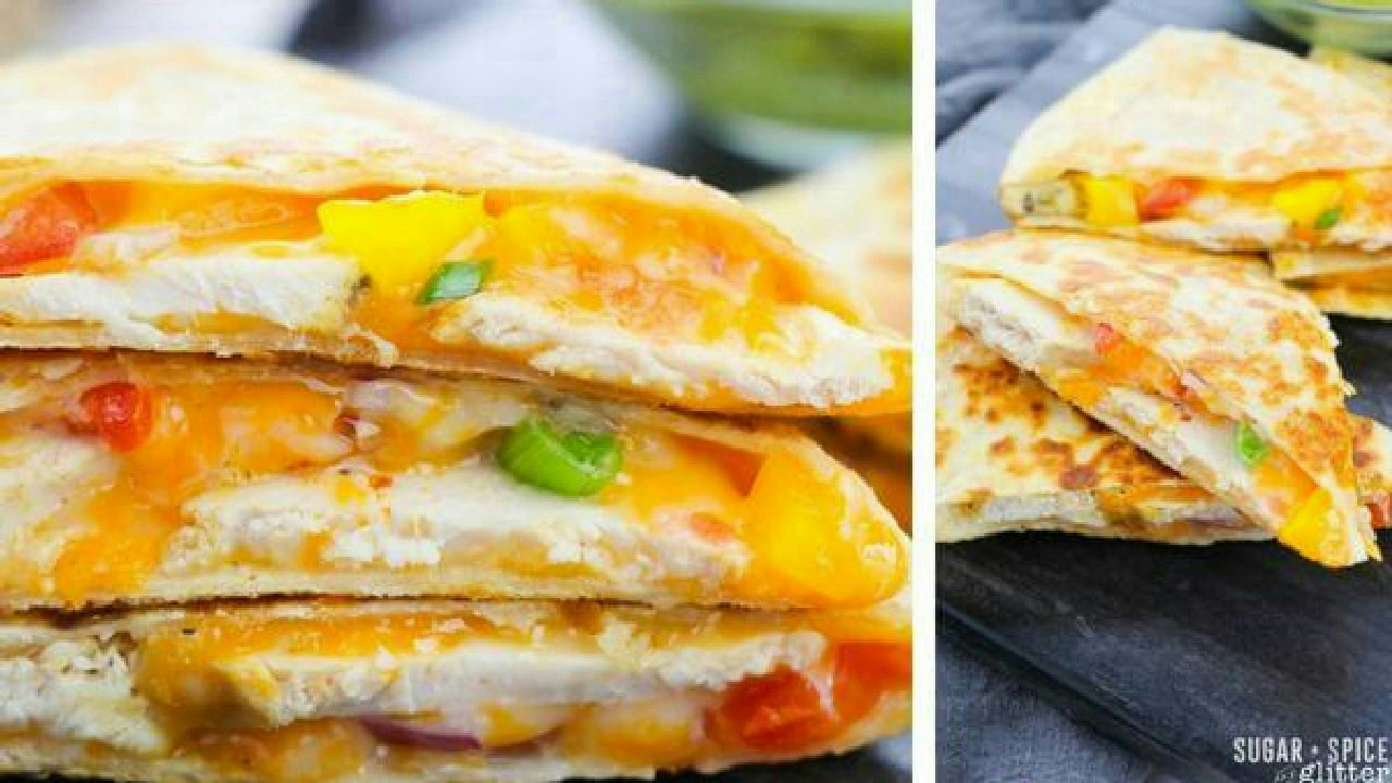 Easy Chicken Quesadillas