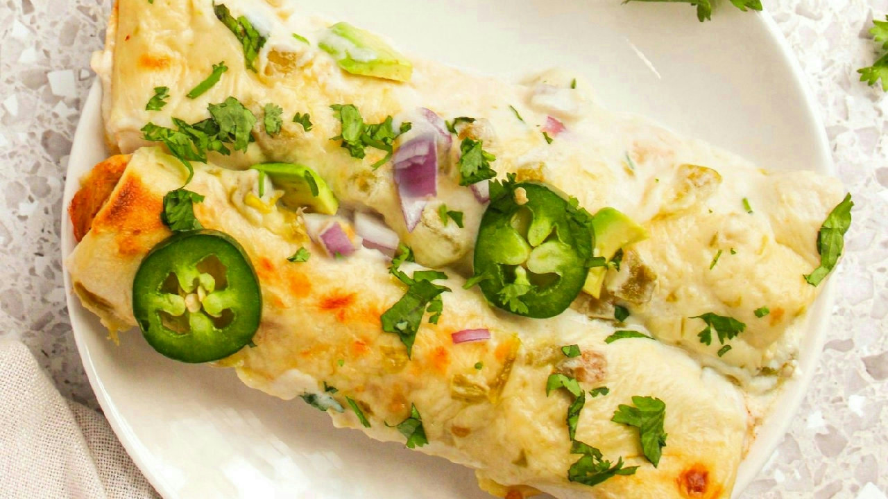 White Chicken Enchiladas Recipe