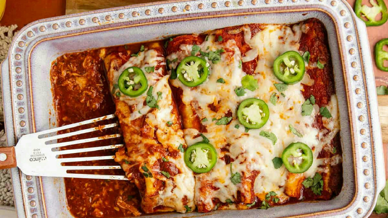 Cheesy Chicken Enchiladas