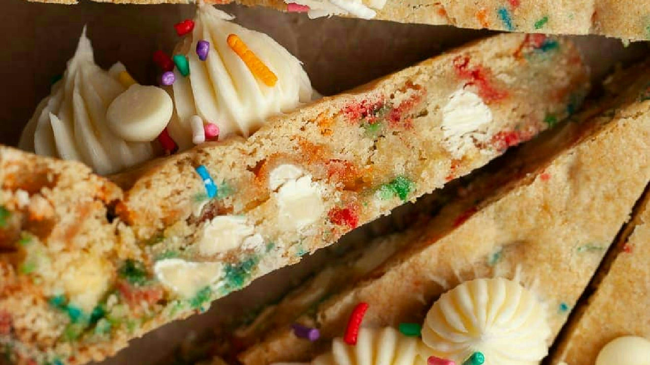 Gluten Free Funfetti Cookie Cake