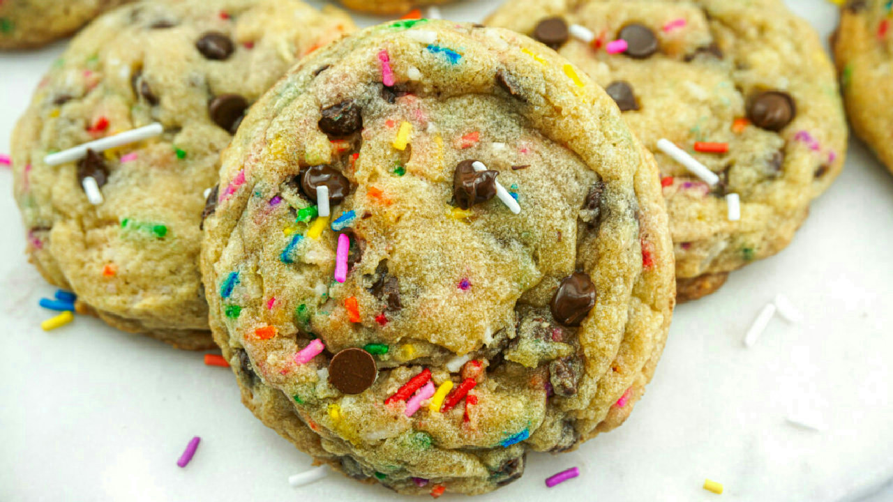 Chocolate Chip Funfetti Cookies